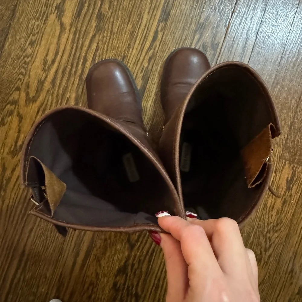 Steve Madden Astor Boot Brown Leather - Picture 8 of 8